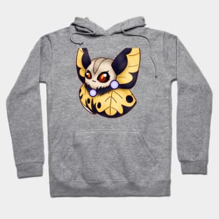 Cute Moth Drawing Hoodie